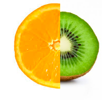 kiwi naranja
